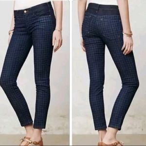 Pilcro Houndstooth Serif Legging Jean